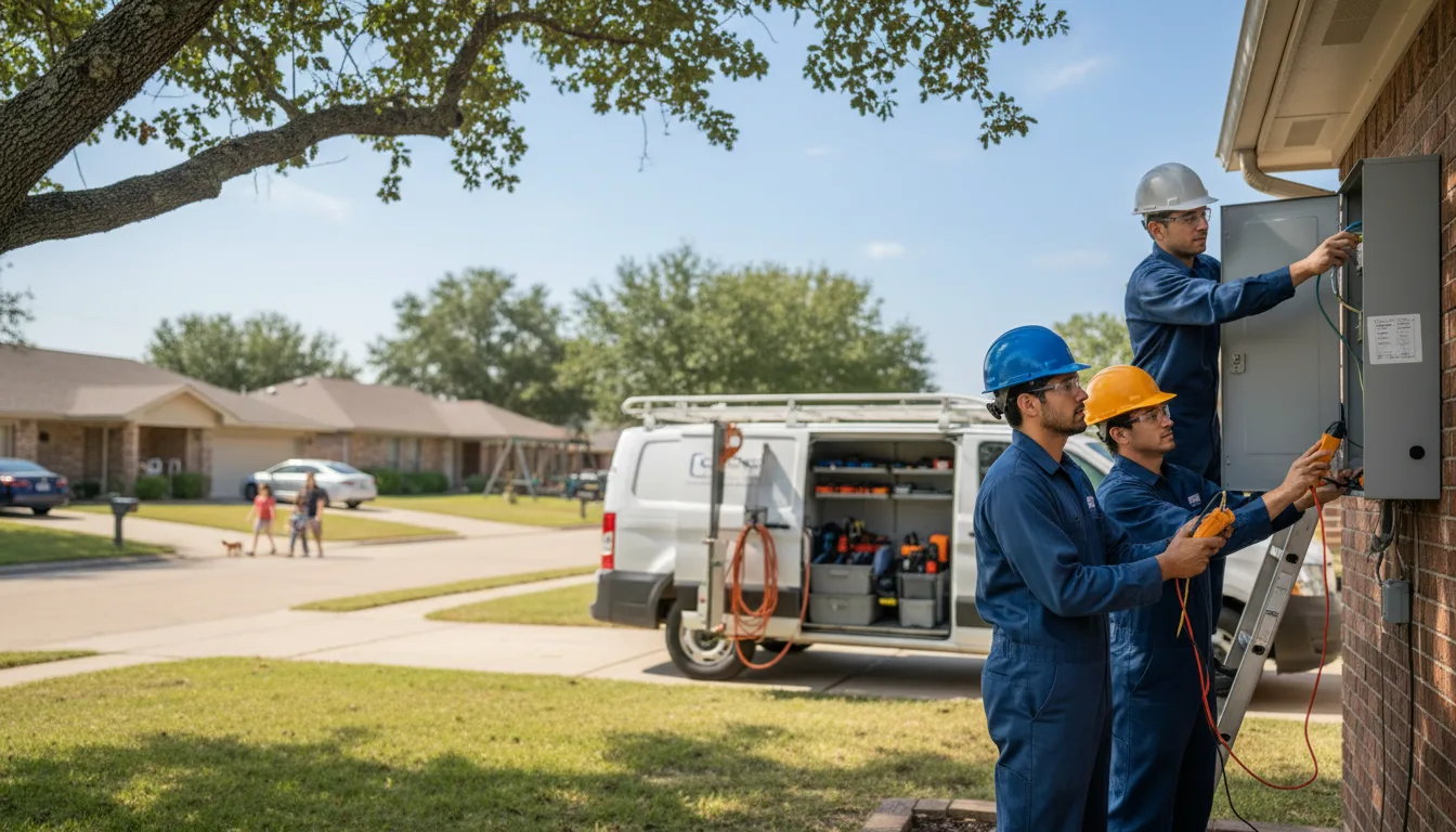 Certified electrician providing emergency electrical services in Gering, NE